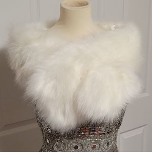 Faux fur wrap